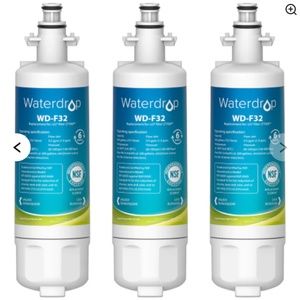 NWOT WATERDROP Replacement Water Filters for LG® LT700P® & LT120F® - Lot of 3